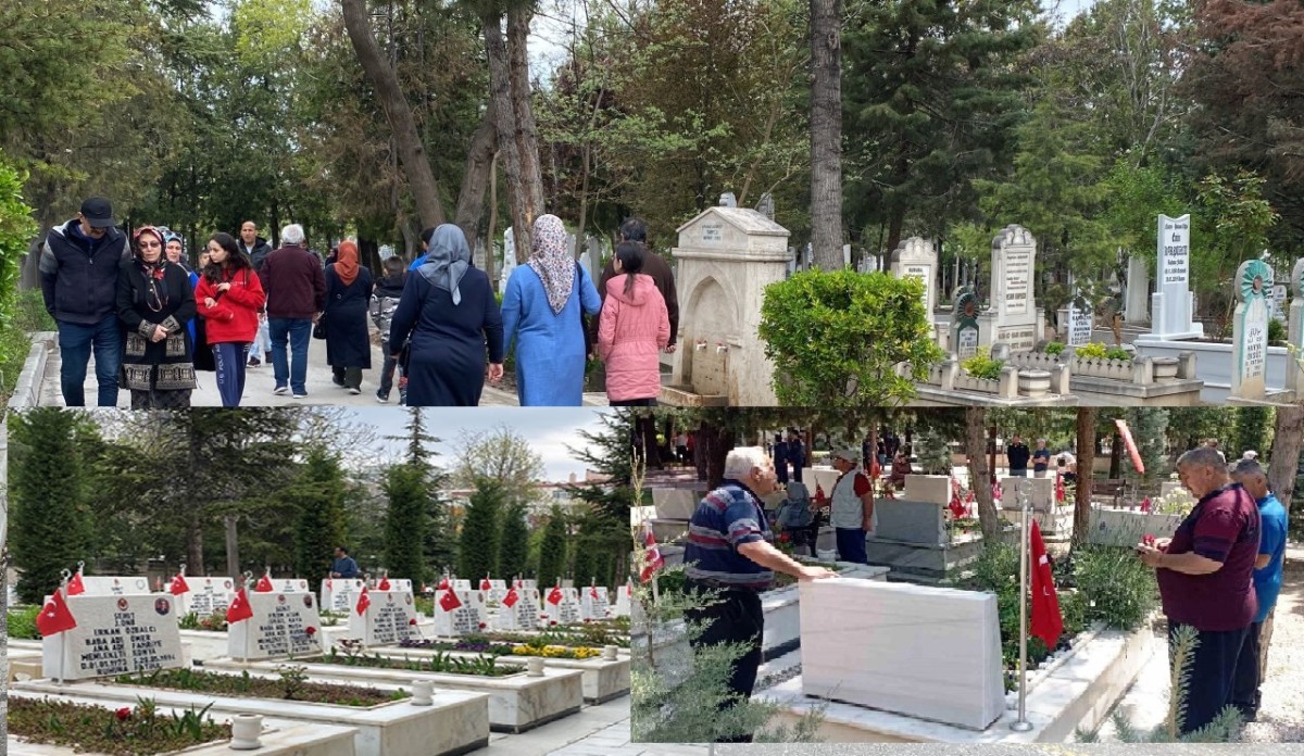 Konya’da Şehitlik Ve Mezarlıklarda Bayram Ziyaretleri