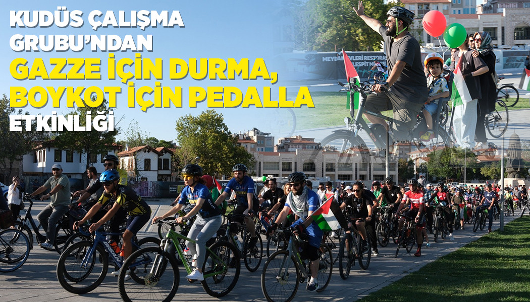 Kudüs Çalışma Grubu’ndan “Gazze İçin Durma, Boykot İçin Pedalla” Etkinliği