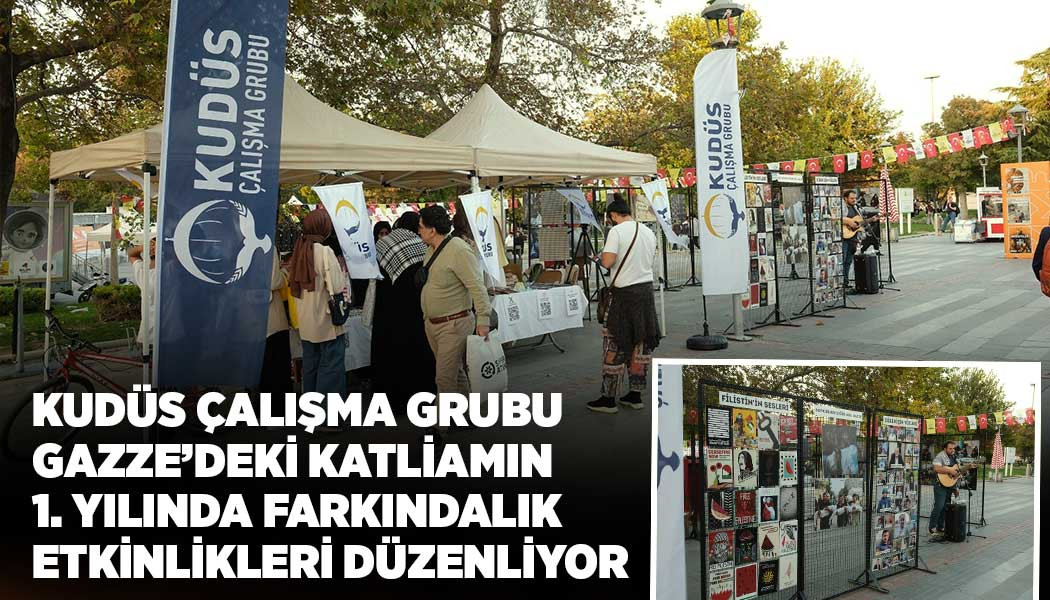 Kudüs Çalışma Grubu Gazze’deki Katliamın 1. Yılında Farkındalık Etkinlikleri Düzenliyor