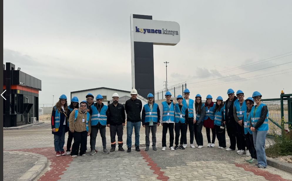 Öğrencilerden Koyuncu Kimya Klor Alkali Tesisine Teknik Ziyaret