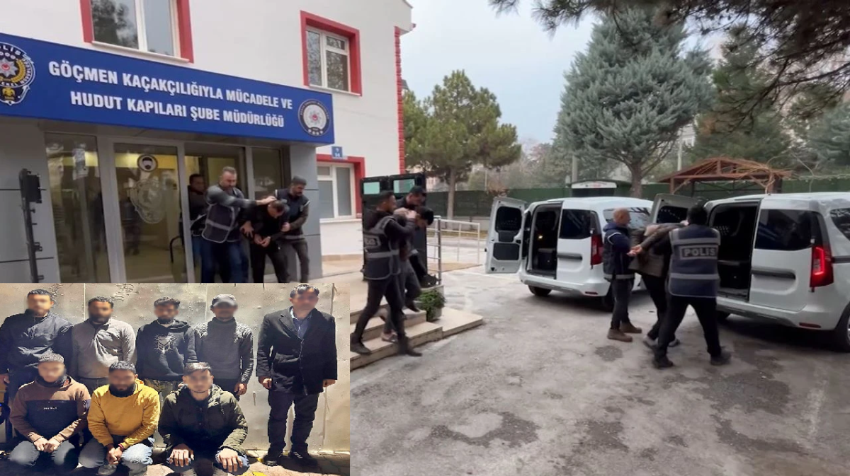 Konya Polisi Göçmen Kaçakçılarına  Geçit Vermiyor