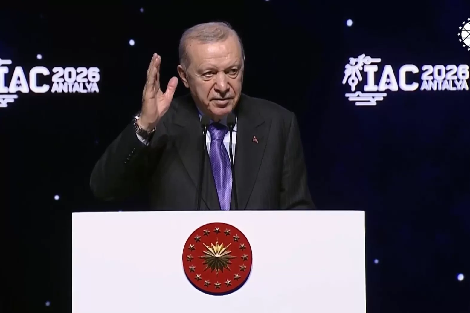 Cumhurbaşkanı Erdoğan’dan uzay mesajı