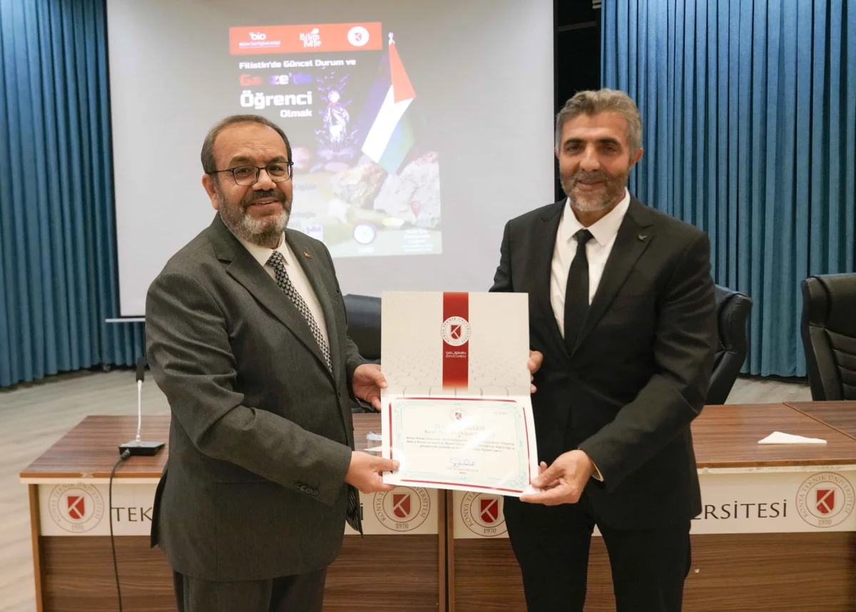 KTÜN’de Filistin’in Güncel Durumu ve Gazze’de Öğrenci Olmak Konuşuldu