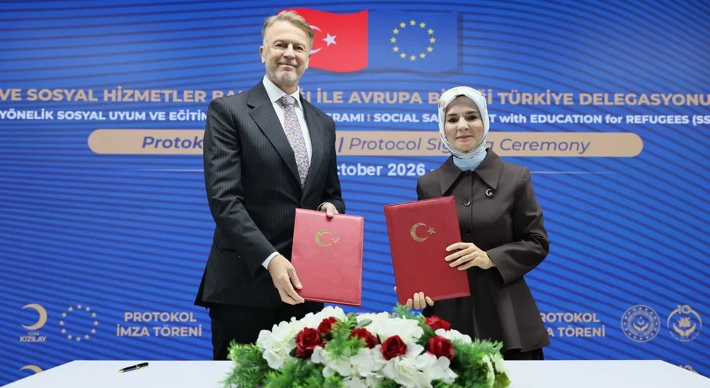 Aile ve Sosyal Hizmetler Bakanlığı ile AB Türkiye Delegasyonu arasında işbirliği protokolü imzalandı