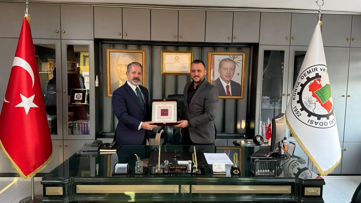İslam Memiş’ten Konya Demirciler Odası’na Ziyaret