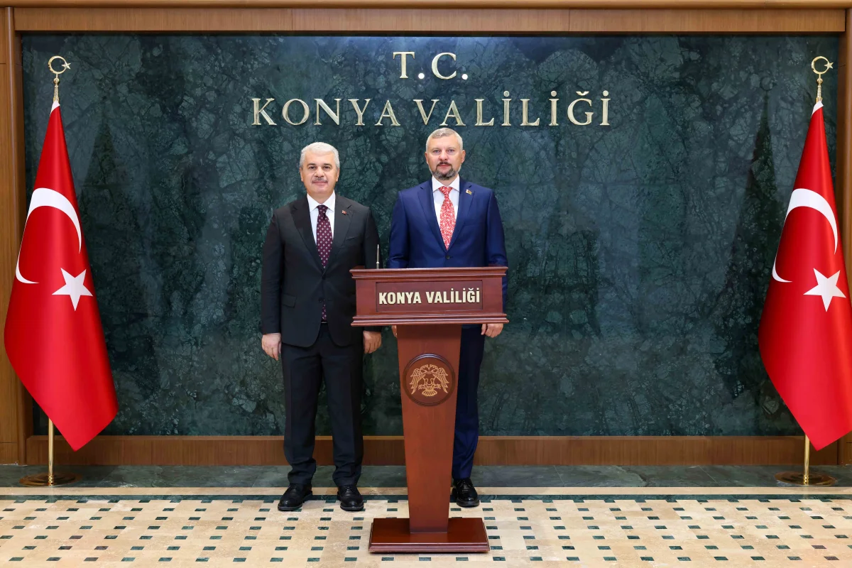 Belarus’un Ankara Büyükelçisi Anatoly Glaz'dan Vali Akın'a Ziyaret