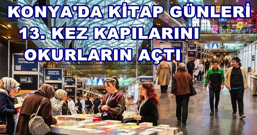 Konya'da Kitap Günleri 13. Kez Kapılarını Okurlarına Açtı