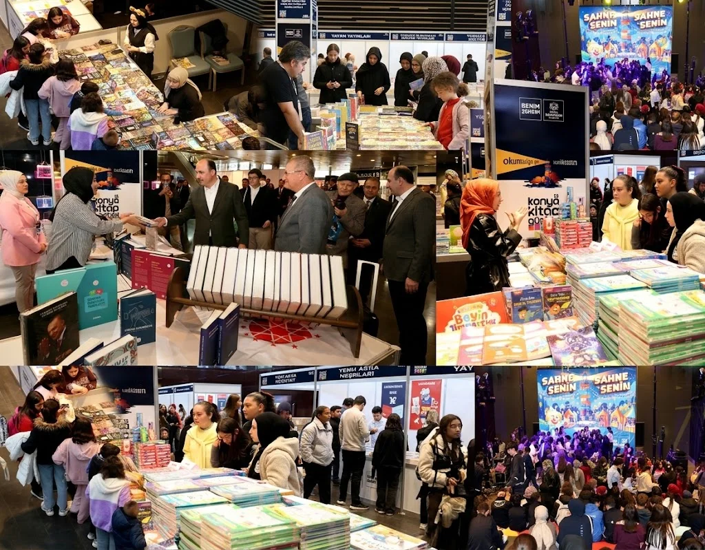 Konya Kitap Günleri, 25 Ekim’e Kadar Kitapseverlerin Buluşma Noktası Olacak