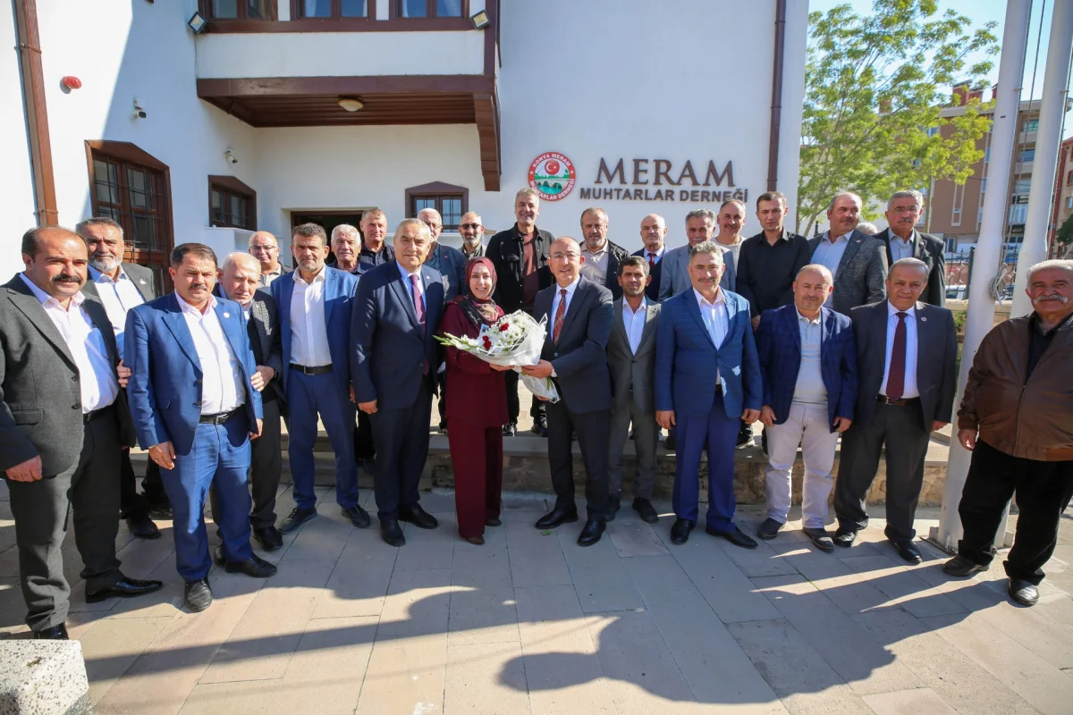 Başkan Kavuş “Güçlü İş Birliği, Daha Güçlü Meram Demektir”