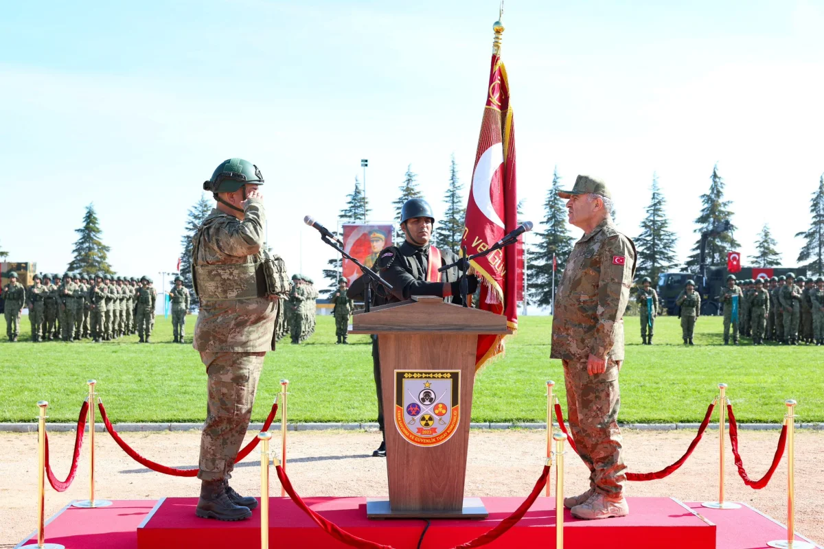 Konya'da Tugay Olan Birliğe Sancak teslim edildi