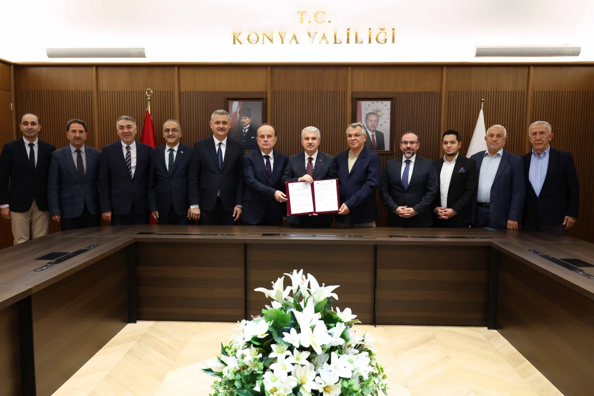 Vali İbrahim Akın’ın Katılımıyla Konya Şehir Hastanesi Camii Yapım Protokolü İmzalandı