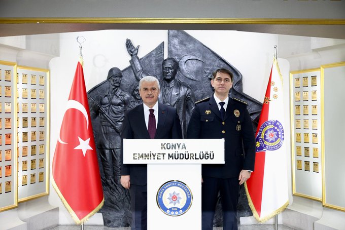 Vali Akın’dan Emniyet Müdürü Koç’a 
