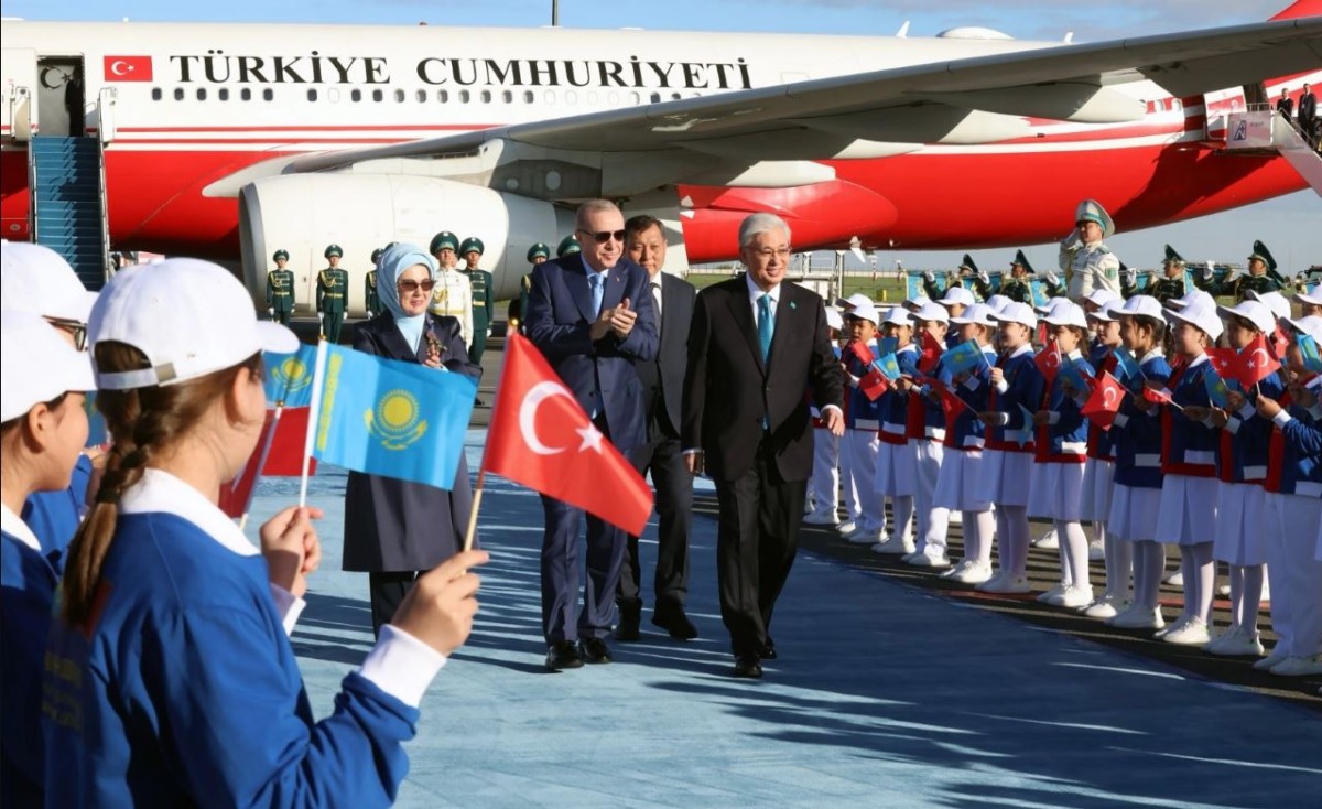 Cumhurbaşkanı Erdoğan Astana'da