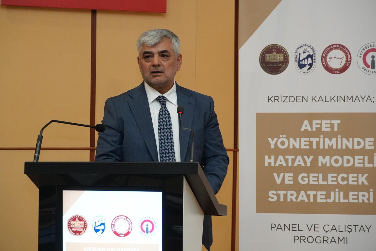 KOSKİ Genel Müdürü Demir Hatay’da Afet Yönetimi Tecrübelerini Paylaştı