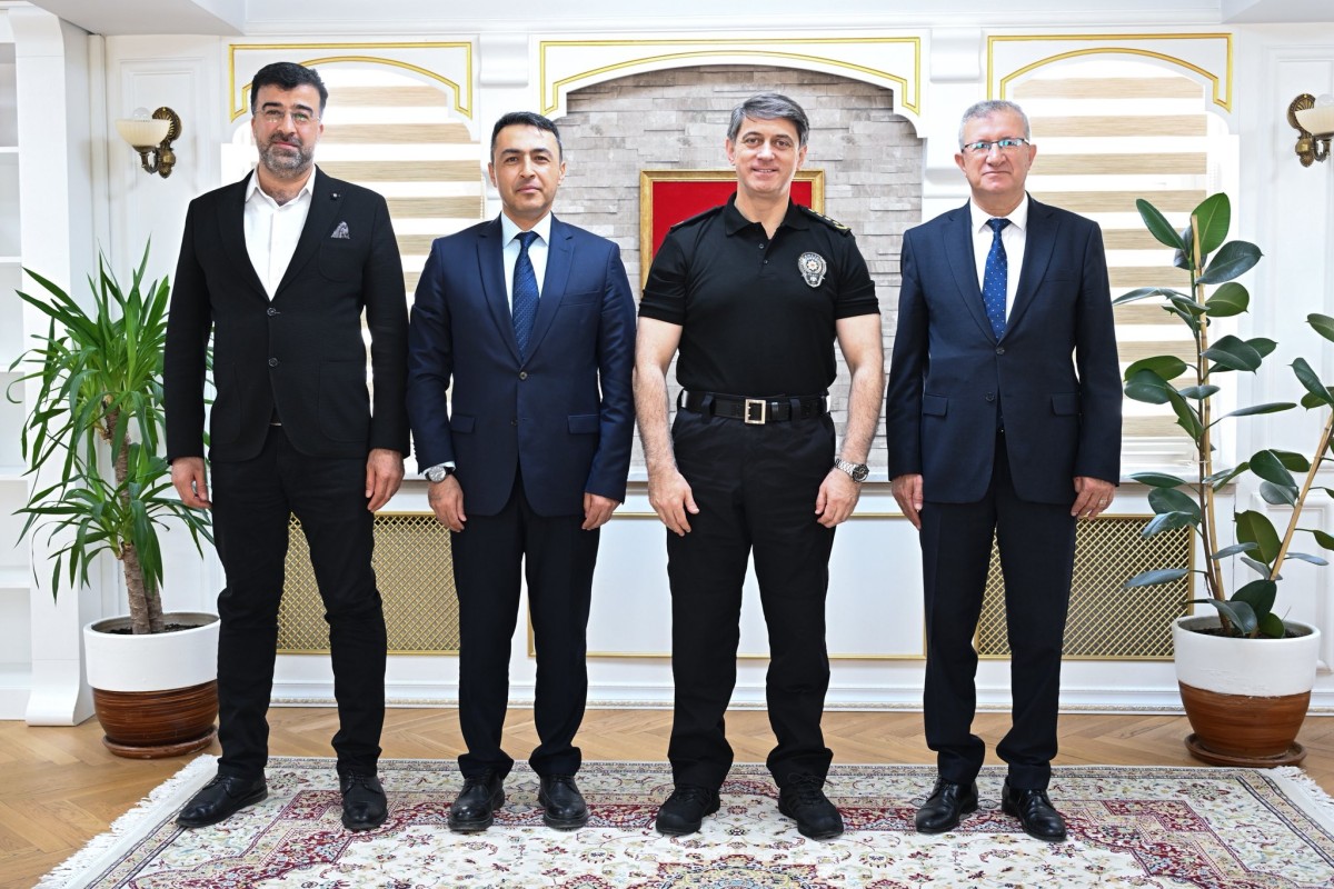 Konya’daki medya kuruluşlarının temsilcileri,  Emniyet Müdürü Koç’a 