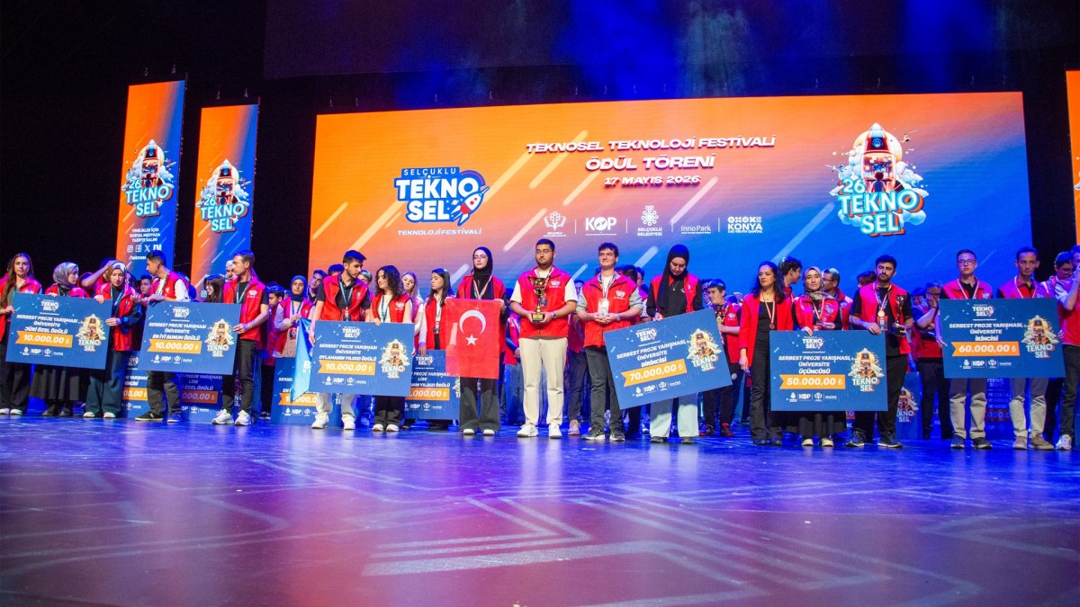 Selçuk Üniversitesi öğrencileri TEKNOSEL’de 7 ödülün sahibi oldu