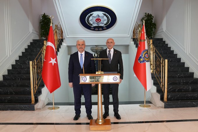  Vali İbrahim Akın’dan, Ankara Emniyet Müdürü Maksut Yüksek’e 