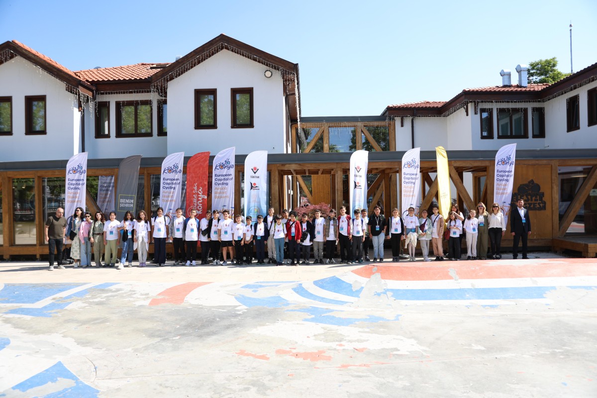 Avrupa Bisiklet Başkenti Konya’da Dünya Bisiklet Günü Kapsamında Öğrenciler İçin Etkinlik Düzenledi