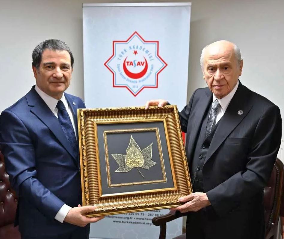 MHP Lideri Devlet Bahçeli, TASAV'ı Ziyaret Etti