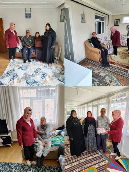 AK Parti Yunak Kadın Kolları’ndan Anlamlı Babalar Günü Ziyareti