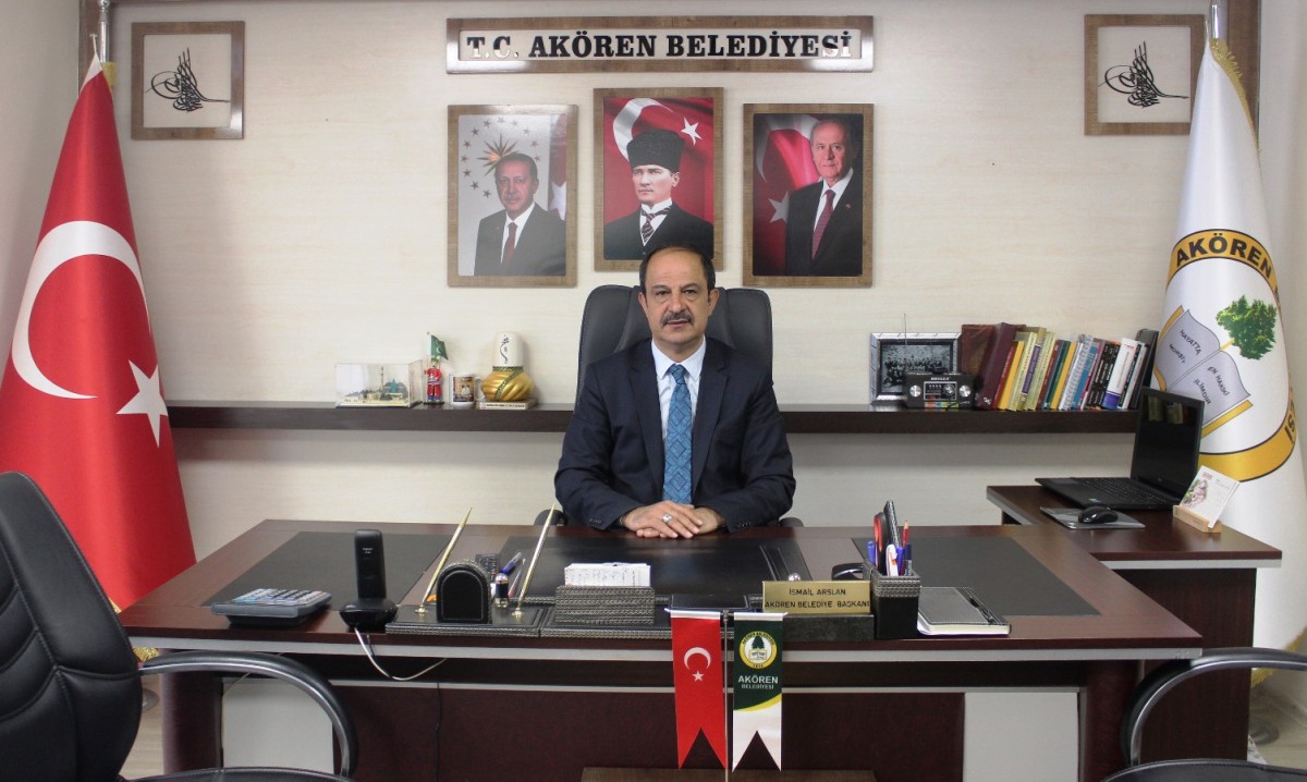 Akören Belediye Başkanı Arslan’dan Mehmet İlkerli’ye Tebrik Mesajı