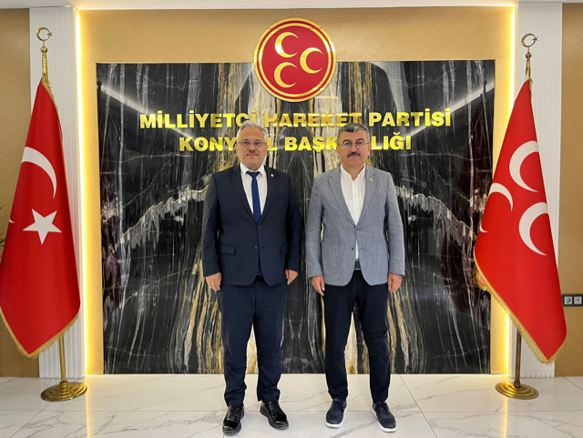 Milletvekili Ekici'den MHP Konya İl Başkanı Sedat Göncü'ye Hayırlı Olsun Ziyareti