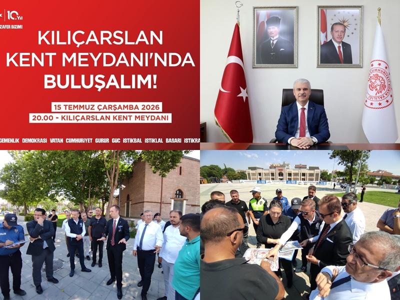 Konya, 15 Temmuz’a Hazır Tüm Hızı ile Sürüyor