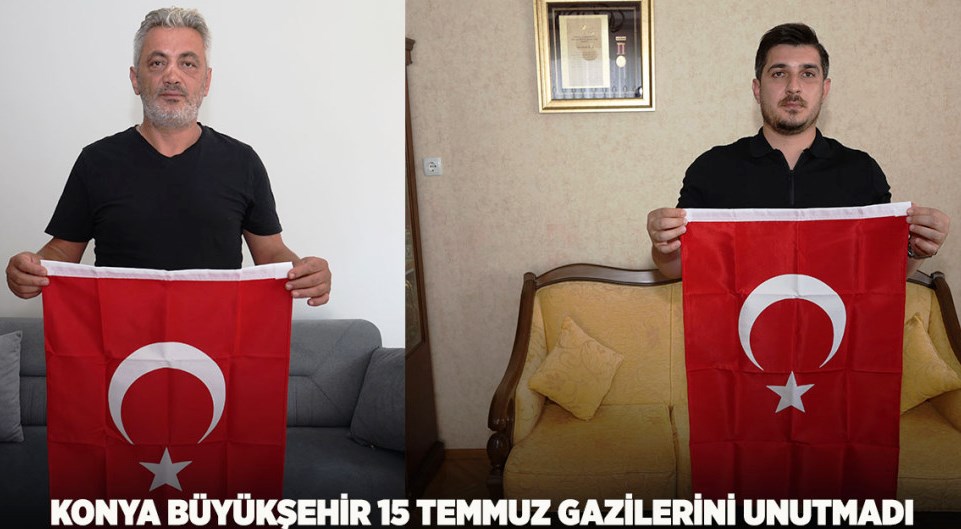 Konya Büyükşehir 15 Temmuz Gazilerini Unutmadı