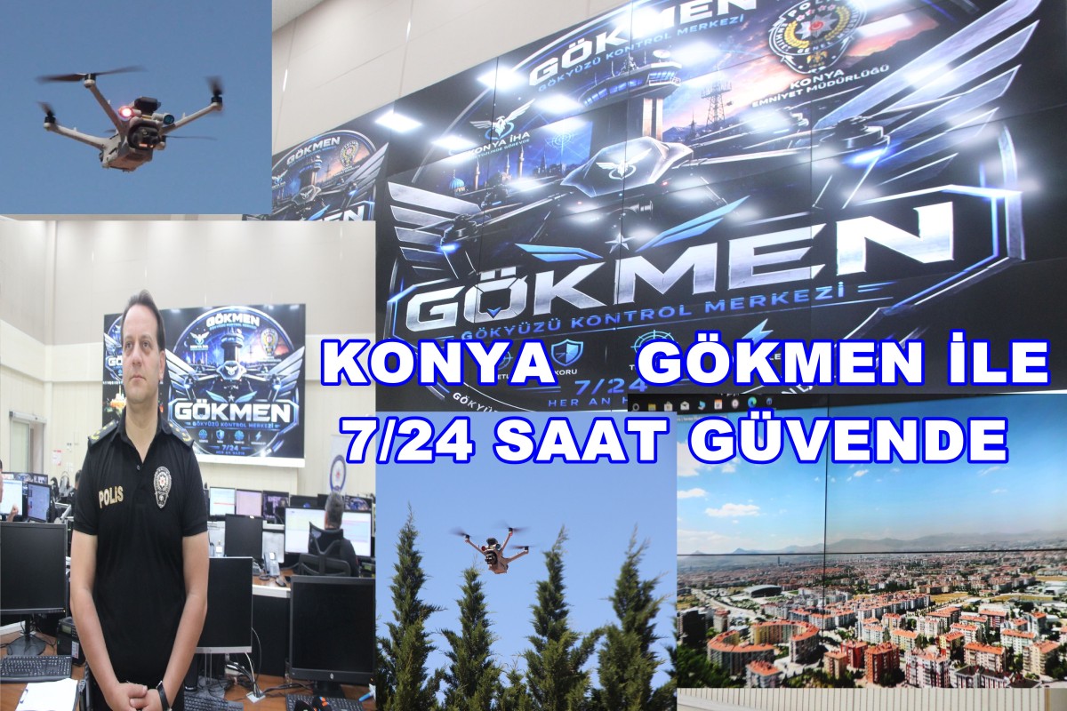 Türkiye'de Bir İlk Konya Emniyetinden Gökyüzüne Yapay Zekâ Kalkanı