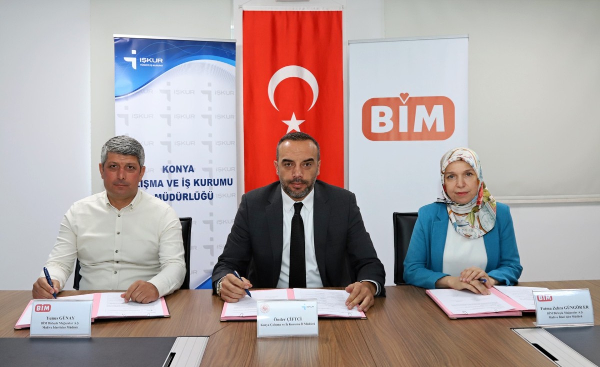 Konya İŞKUR ve BİM'den 125 Kişilik İstihdam İş Birliği