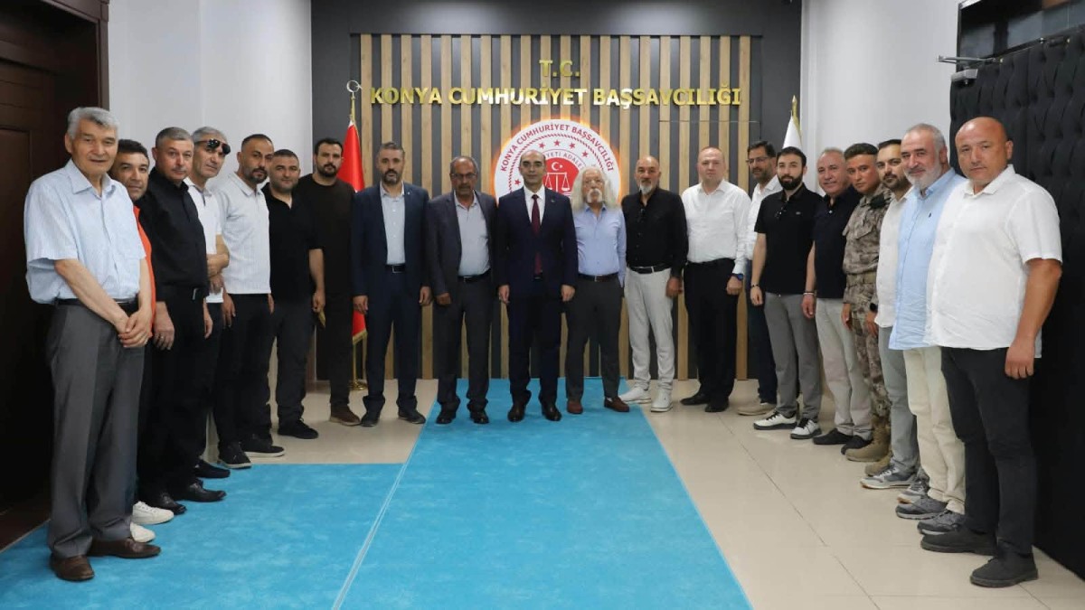 TUR-ÇEV-DER’den Konya Cumhuriyet Başsavcısı Mehmet Uzun’a Hayırlı Olsun Ziyareti