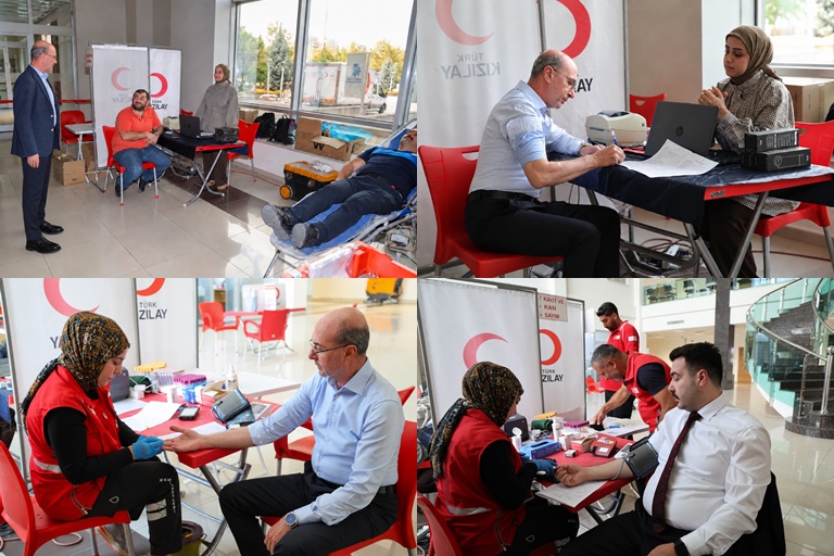 Başkan Pekyatırmacı’dan Kan Bağışına Destek