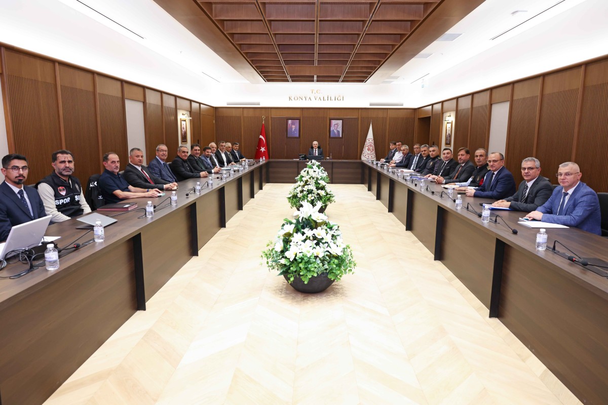 Konya'da Dostluk Maçı Öncesi Kritik Güvenlik Zirvesi