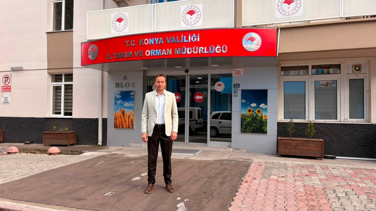 Yunak İlçe Müdürü Hasan Yaz, Konya İl Tarım Ve Orman Müdürlüğünde Göreve Başladı