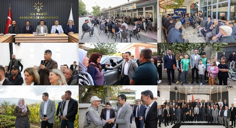 AK Parti Konya İl Başkanı Özgökçen’den Akşehir’de Yoğuna Saha Çalışması