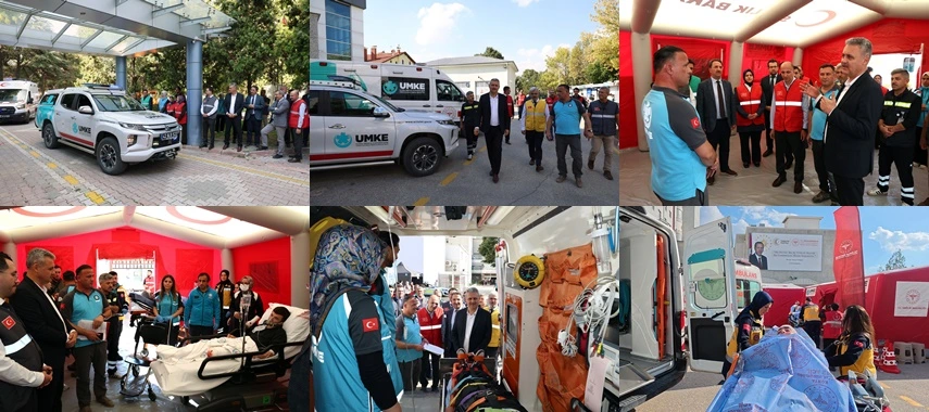 Deprem Tatbikatıyla Meram Devlet Hastanesi Afet Hastanesine Dönüştü