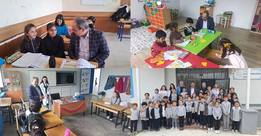 İşcan’dan Sülüklü Okullarına Ziyaret