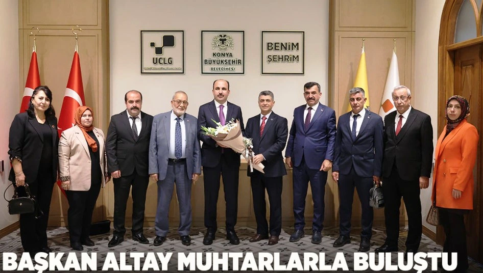 Başkan Altay Muhtarlarla Buluştu