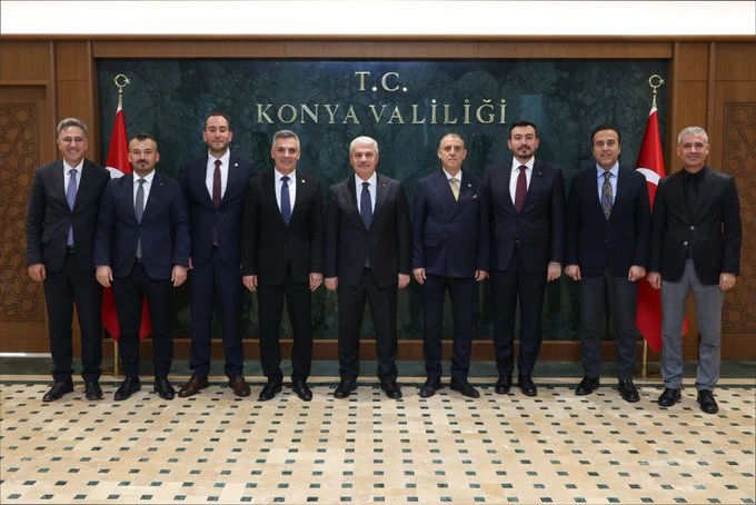 Yeniden Seçilen Konya Baro Başkanı Unkur’dan Vali Akın’a Ziyaret