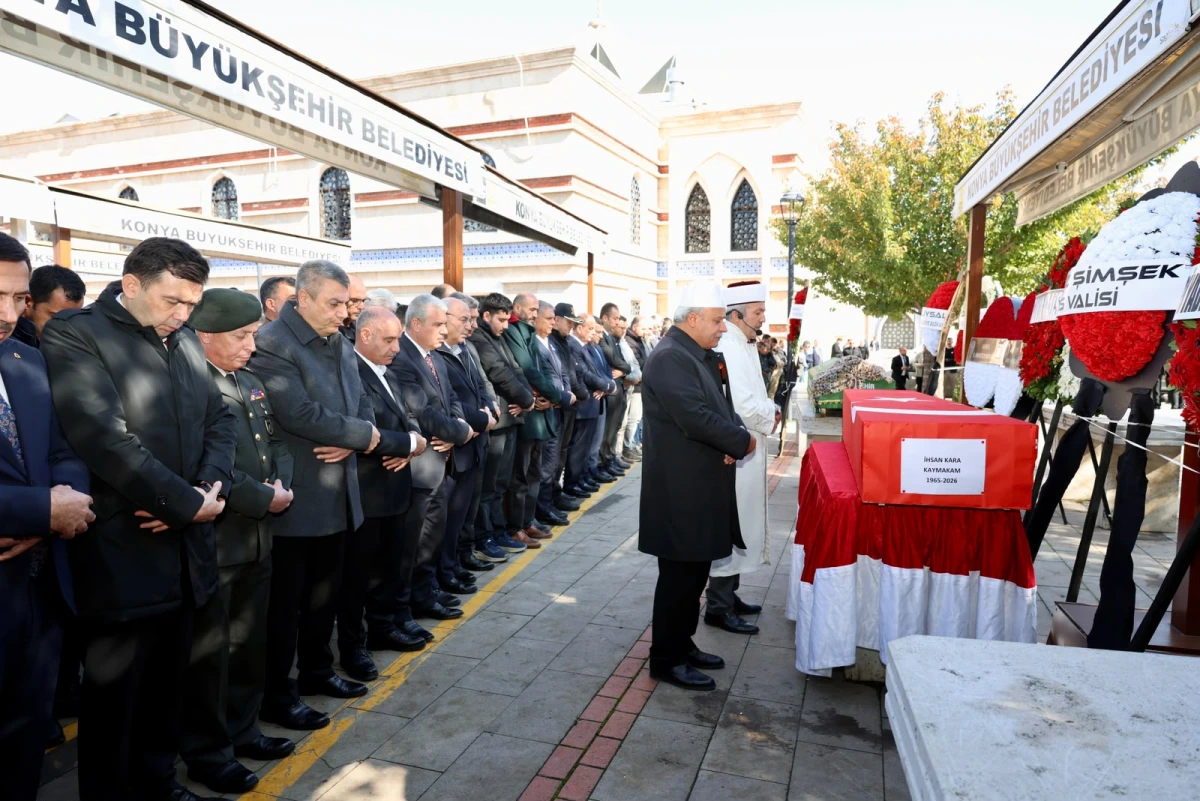 Muratpaşa Kaymakamı İhsan Kara Memleketi Konya’da Son Yolculuğuna Uğurlandı