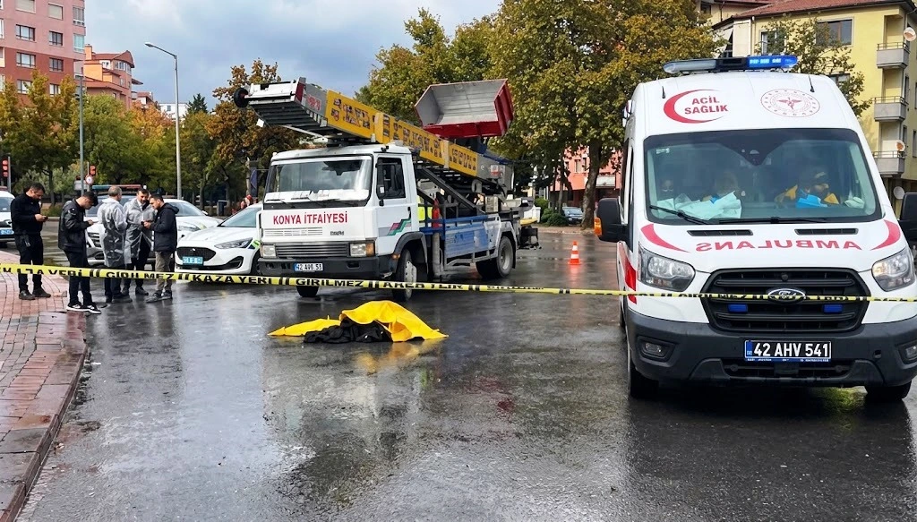 Konya’da  Kamyonunun Çarptığı Kadın Yaşamını Yitirdi