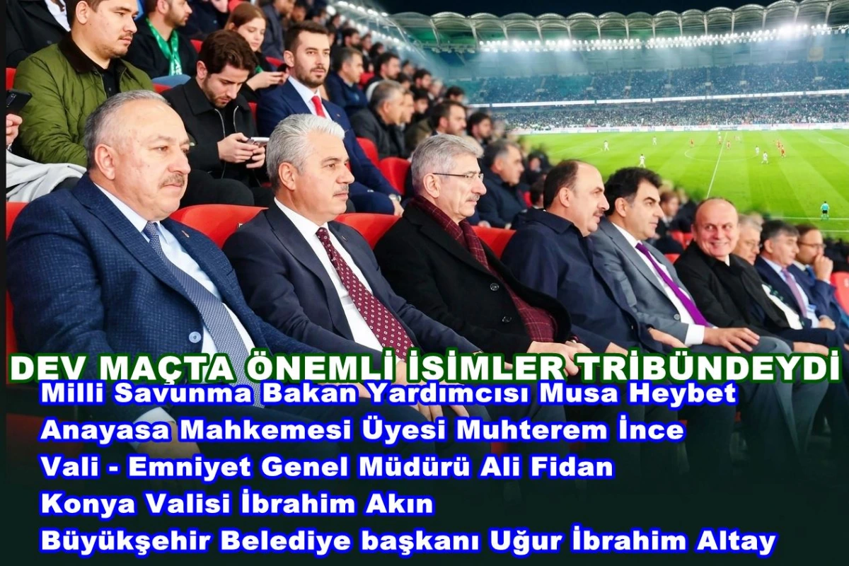 Konya'da Dev Mücadele Protokolde Üst Düzey Katılım