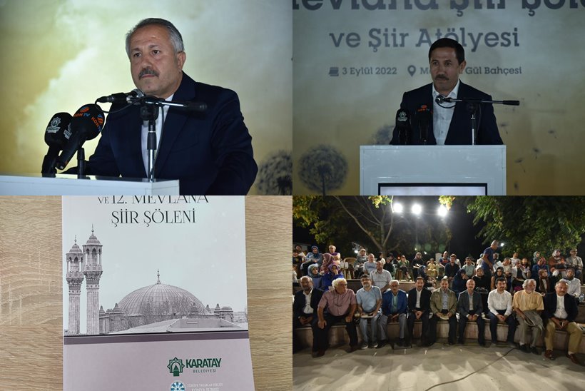Ahmet Köseoğlu ;’’Şiir Şölenini Karatay Belediyesi Hep Destekledi’’