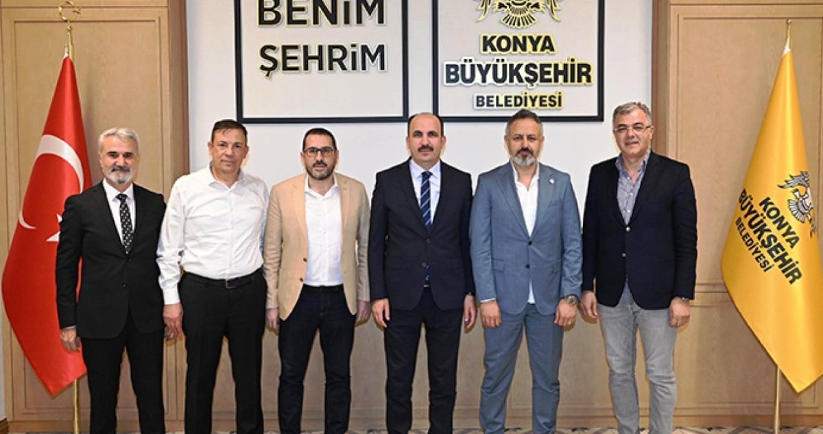 Konyaspor Yönetiminden Başkan Altay’a  Hayırlı Olsun Ziyareti