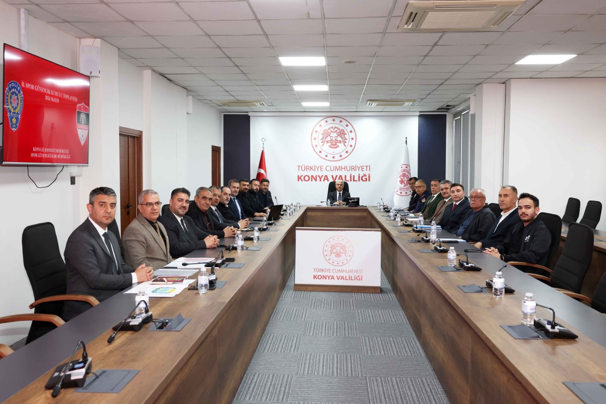 Vali İbrahim Akın Başkanlığında İl Spor Güvenliği Toplantısı, Gerçekleştirildi