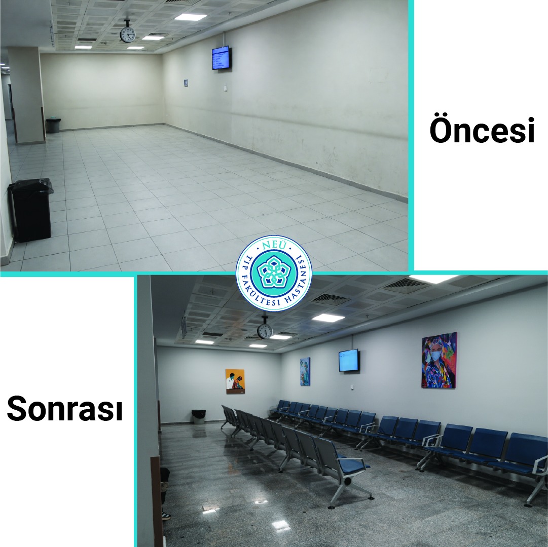 NEÜ Tıp Fakültesi Hastanesi Ameliyathane Koridorları Yenilendi