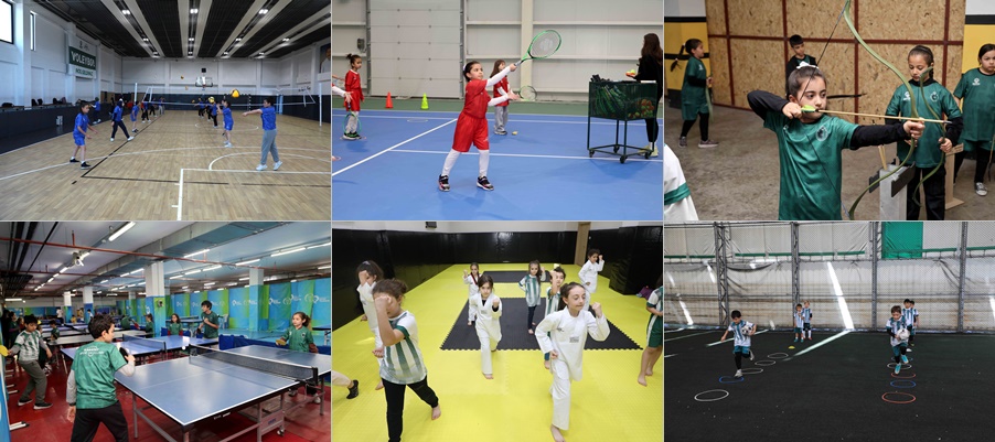 Karataylı öğrencileri spor dolu bir yaz bekliyor