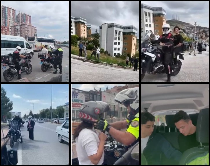 Konya Polisi Seferber Oldu: Sınava Yetişemeyen Öğrencilerin İmdadına Ekipler Koştu