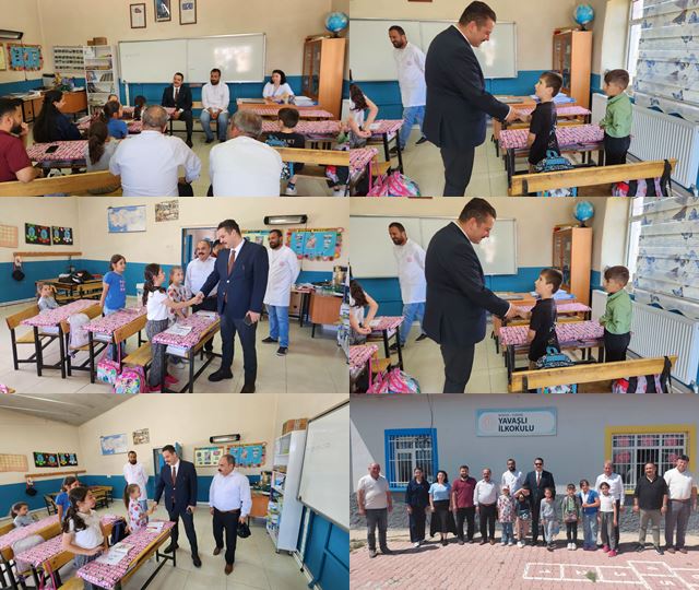Yunak Kaymakamı Taşavlı’dan Yavaşlı İlkokulu’na Ziyaret