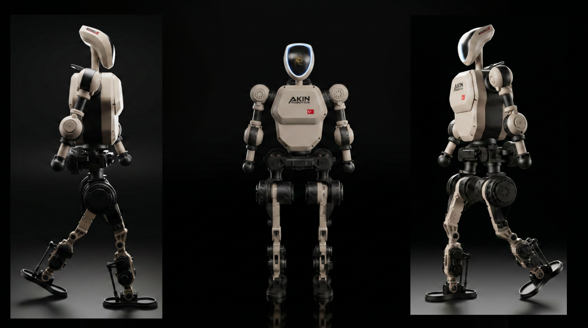 Türkiye’nin İlk İnsansı Robot Fabrikasından Türkiye’nin İlk İnsansı Robotu: AKINCI 5